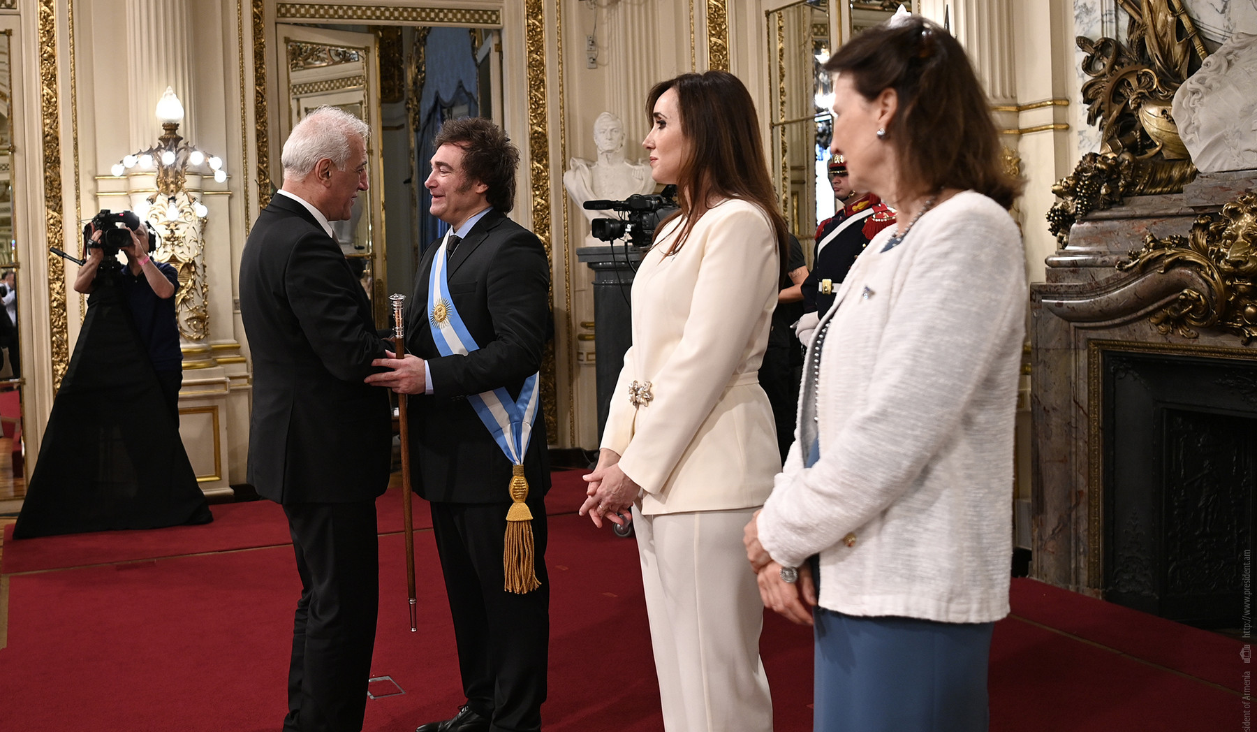 Vahagn Khachaturyan participated in inauguration ceremony of President of Argentina